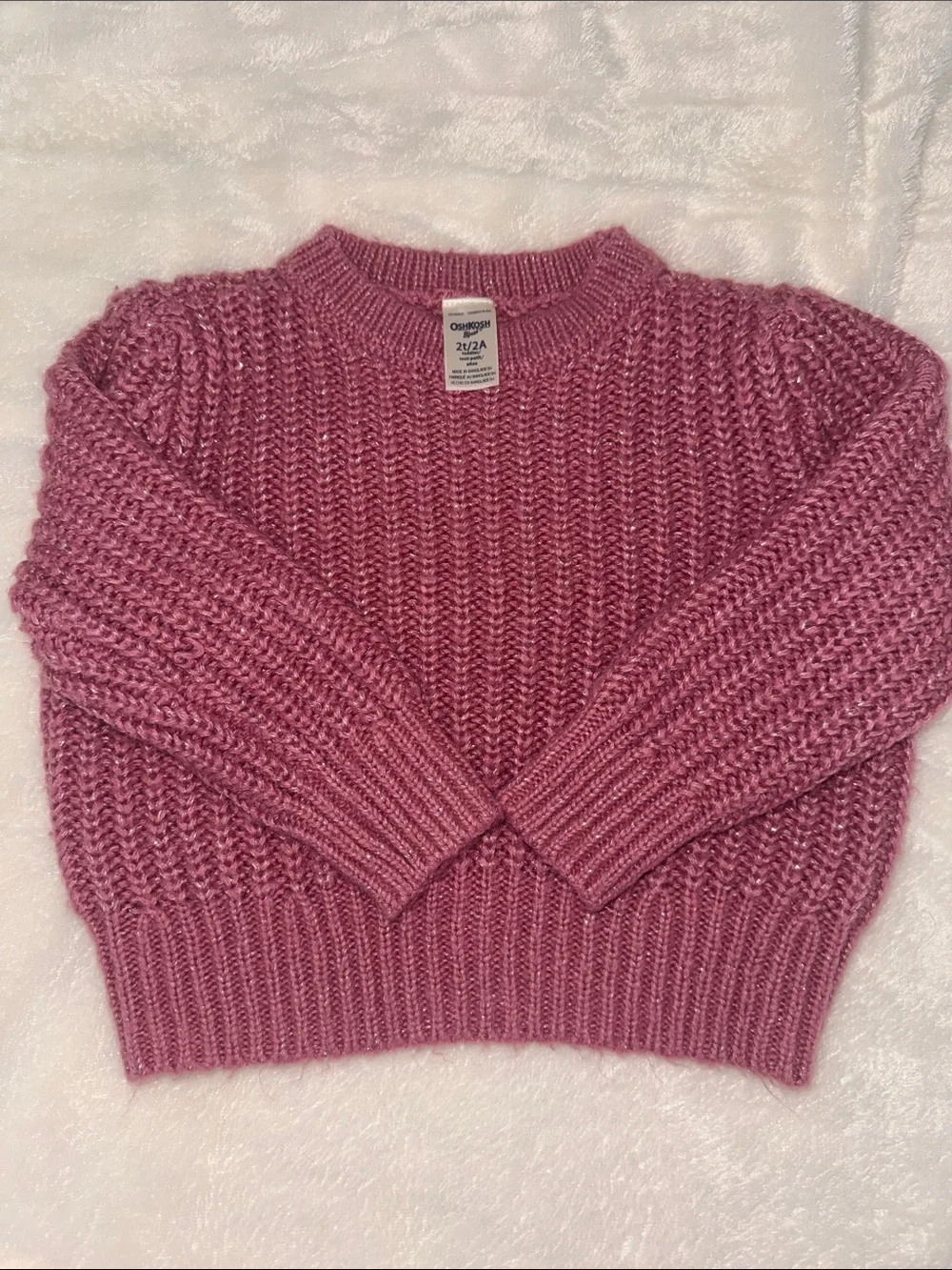 OshKosh B'gosh Chunky Knit Sweater - Dusty Rose
